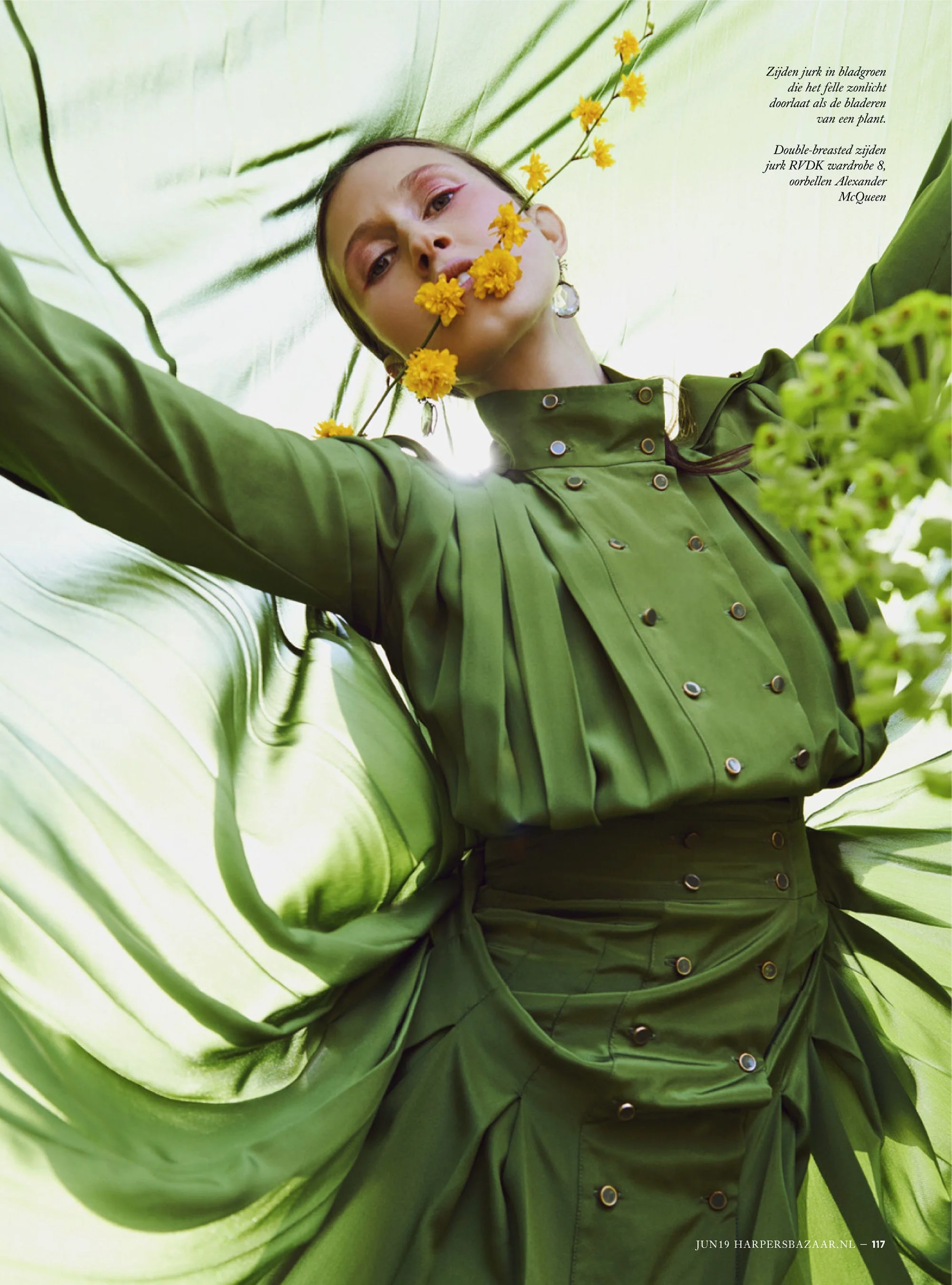 Anna Cleveland Is Nature Goddess, Lensed By Patrovsky + Ramone For